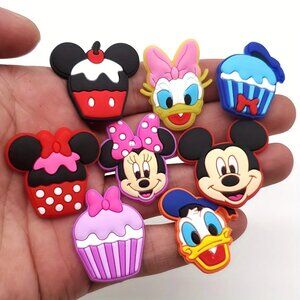 6 Pc Mickey & Friends Shoe Charms for Crocs